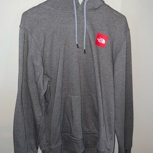 Mens large grey north face hoodie